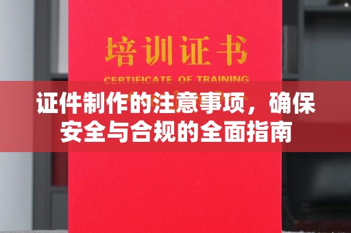 陵城证件制作的注意事项，确保安全与合规的全面指南